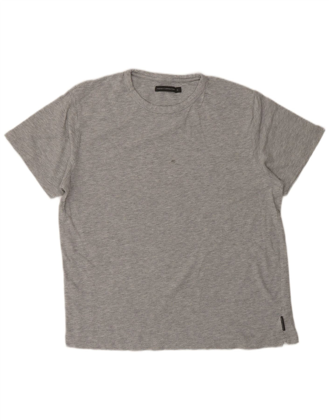 T-shirt da uomo French Connection Top XL in cotone grigio
