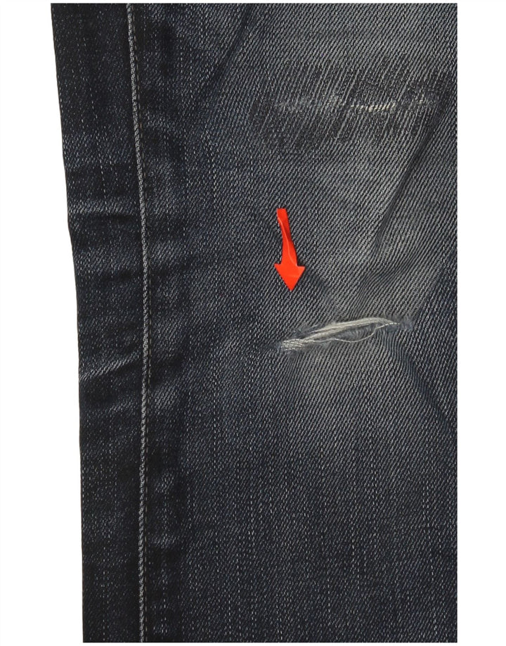 Jeans dritti invecchiati da donna G-Star W28 L32 Blu