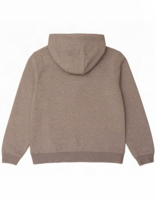 Crew Clothing Maglione oversize con cappuccio da donna UK 10 Piccolo cotone grigio