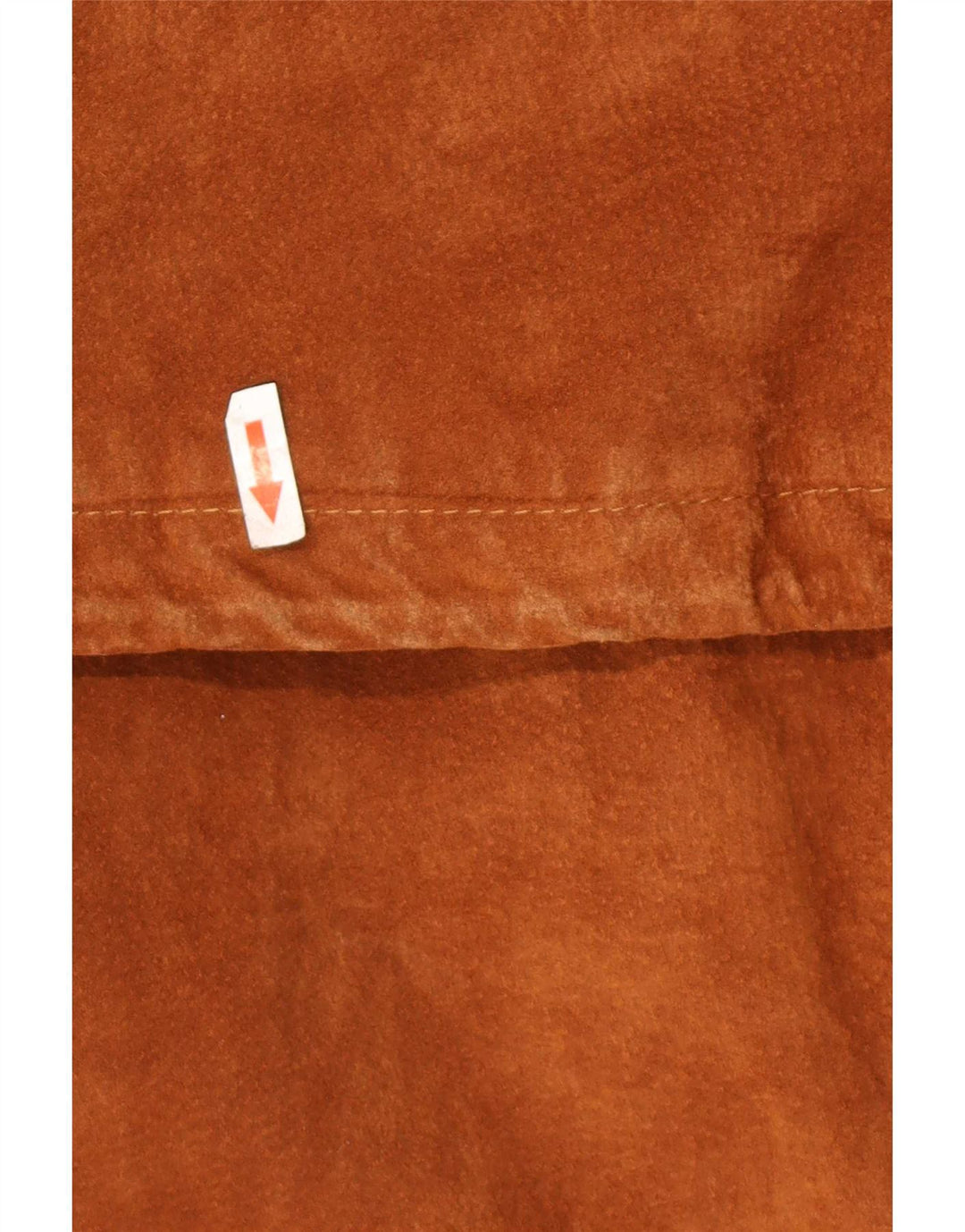 Soprabito vintage da uomo in pelle scamosciata IT 48 in pelle marrone medio