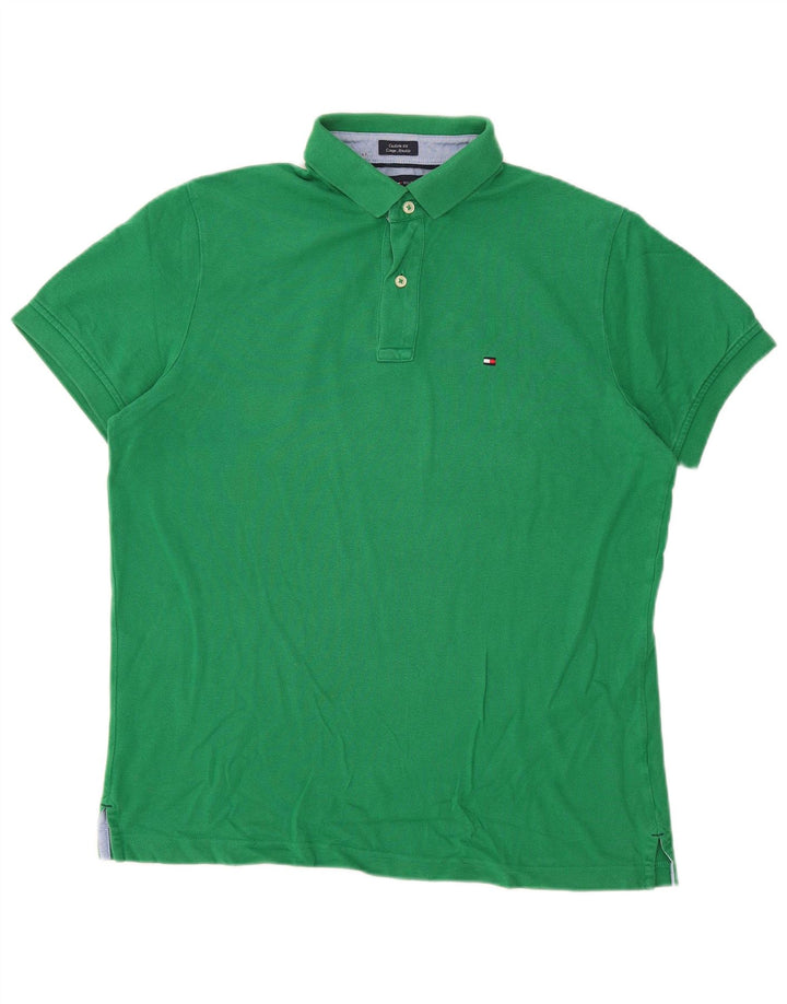 TOMMY HILFIGER Polo da uomo su misura verde medio