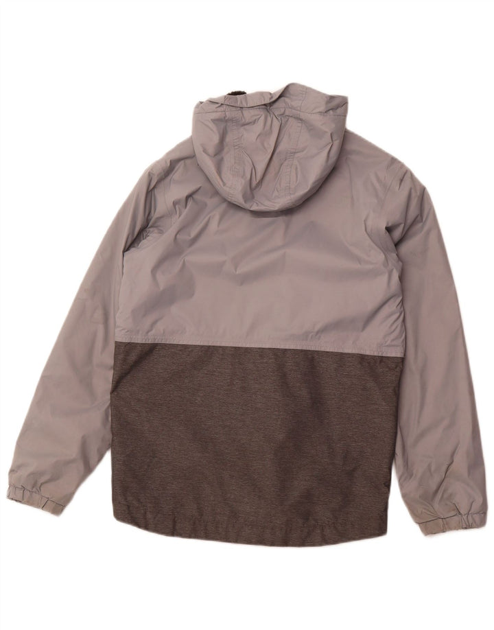 THE NORTH FACE Boys Windbreaker Jacket 11-12 Years Large  Grey Colourblock