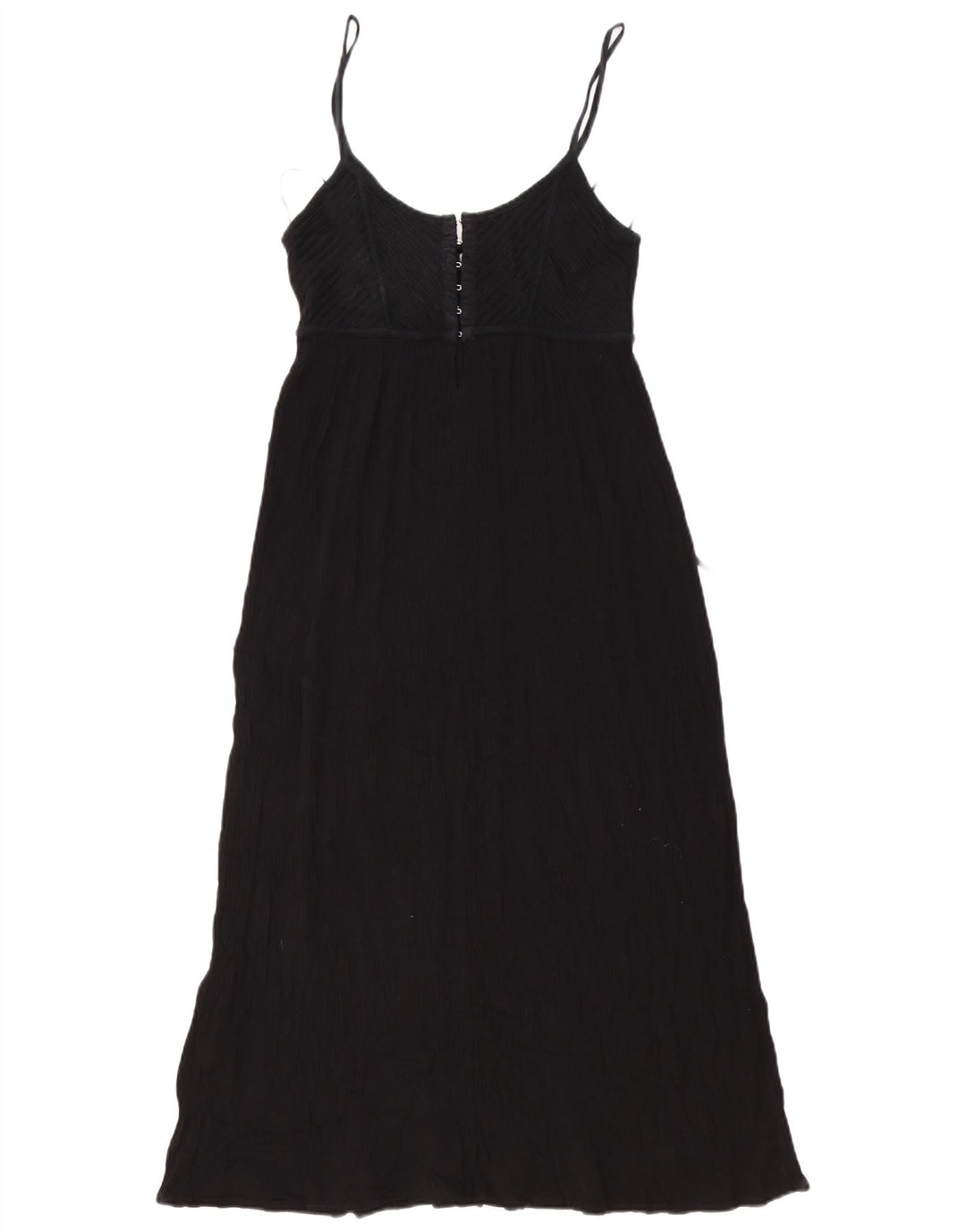 Maxi prendisole Zara da donna UK 12 cotone nero medio