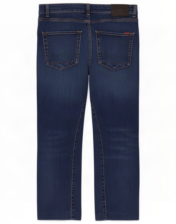 Liu Jo Jeans affusolati corti da uomo W34 L24 Blu Cotone