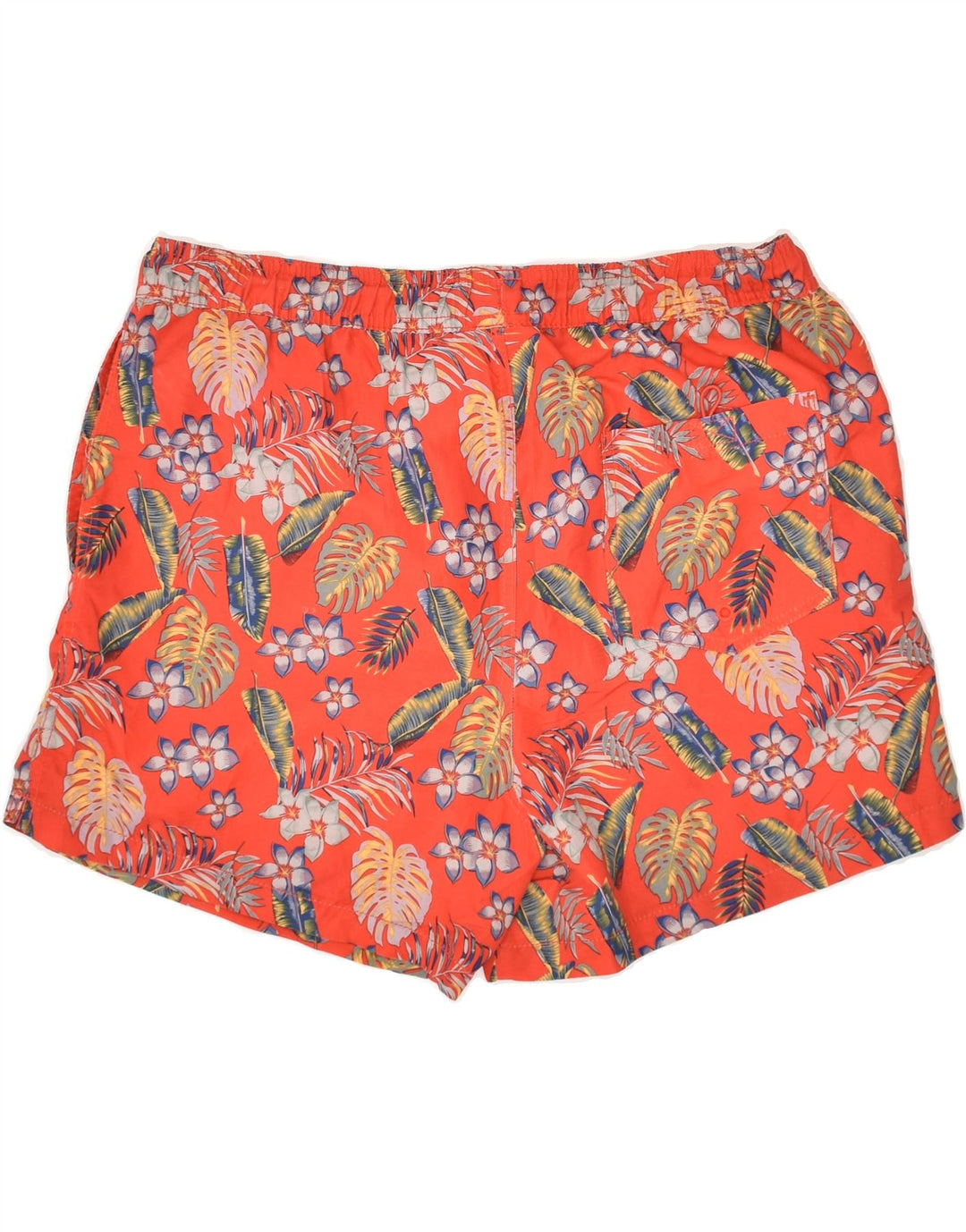 JACK & JONES Mens Swimming Shorts XL Red Floral Polyester Vintage Jack & Jones and Second-Hand Jack & Jones from Messina Hembry 