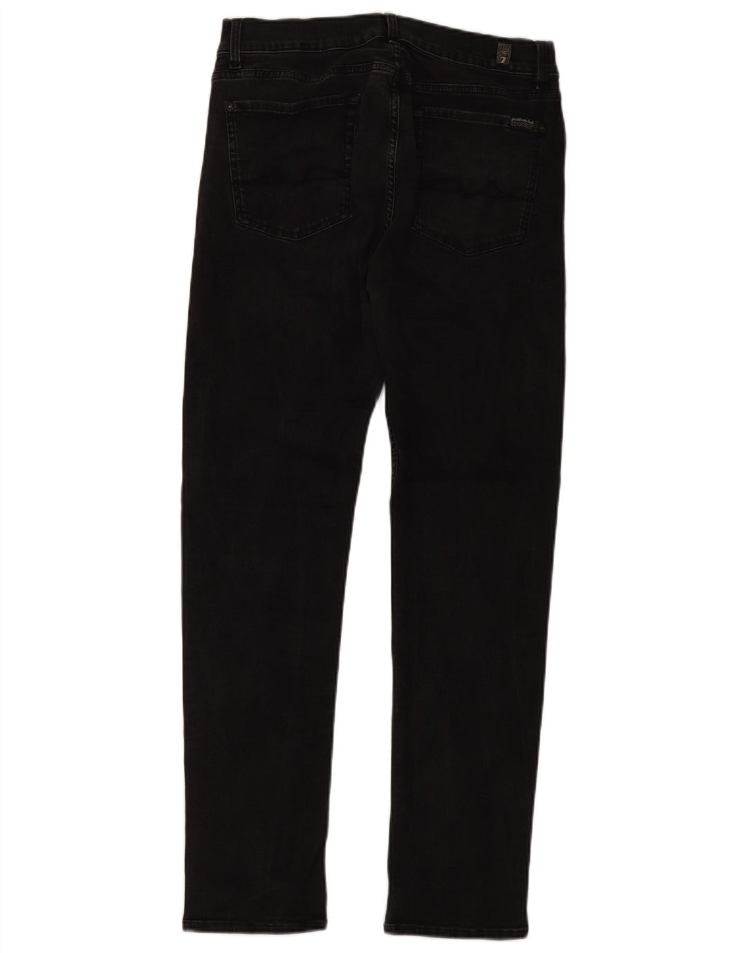 7 For All Mankind Jeans slim da uomo W34 L32 Cotone nero