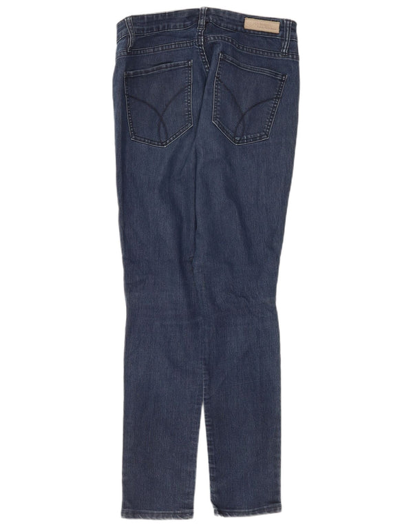 Jeans skinny da donna Calvin Klein US 8 Medium W28 L28 Cotone blu navy