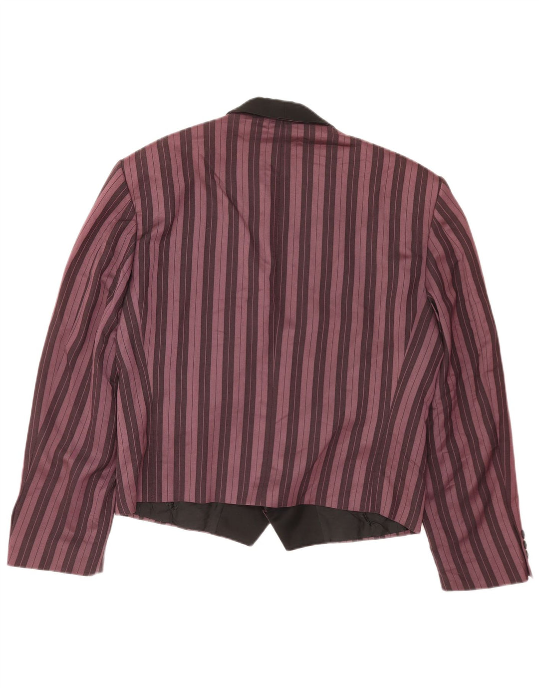 Giacca blazer doppiopetto vintage da uomo UK 40 a righe grandi viola