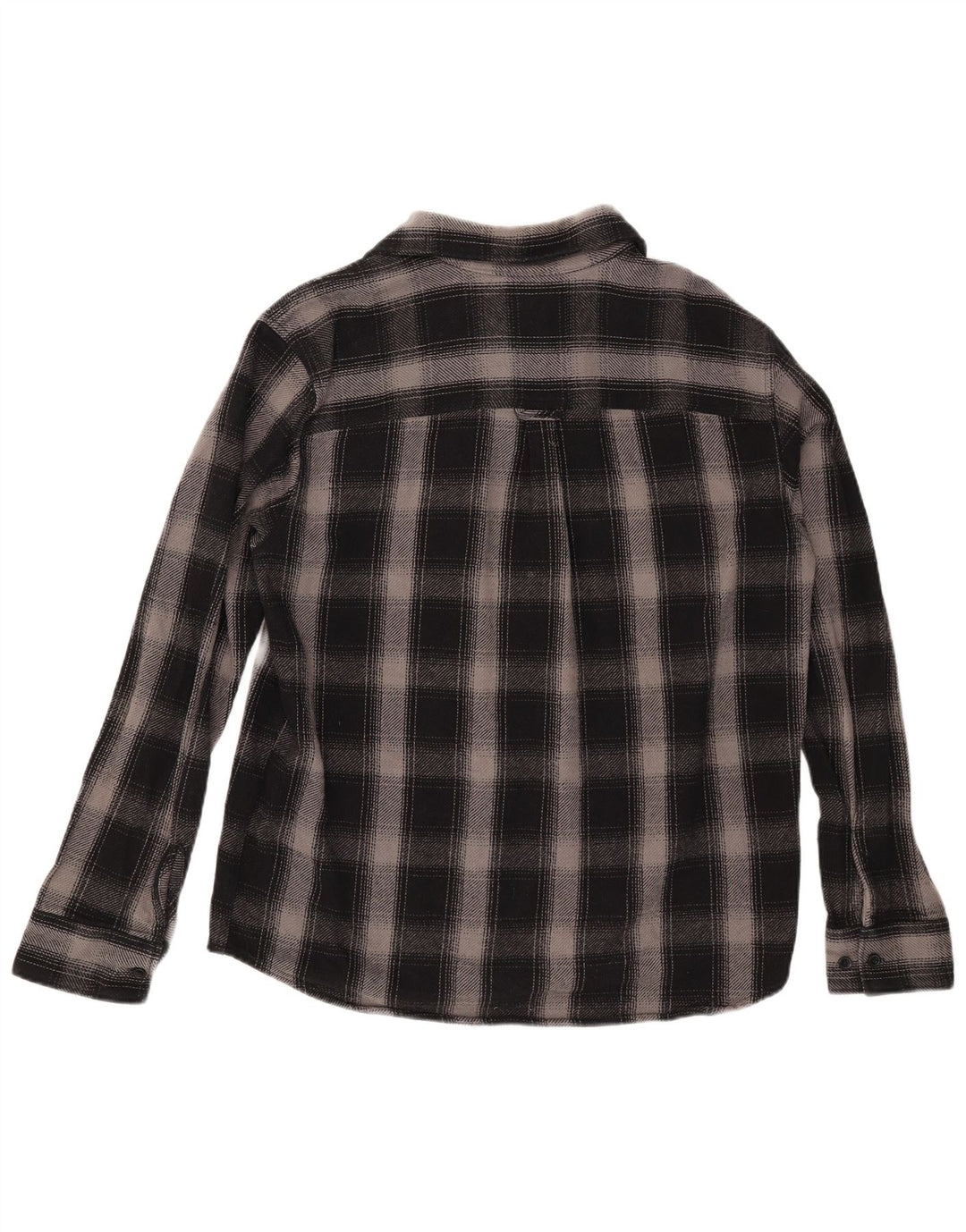 JACK & JONES Camicia da uomo in flanella XL nera in cotone a quadri