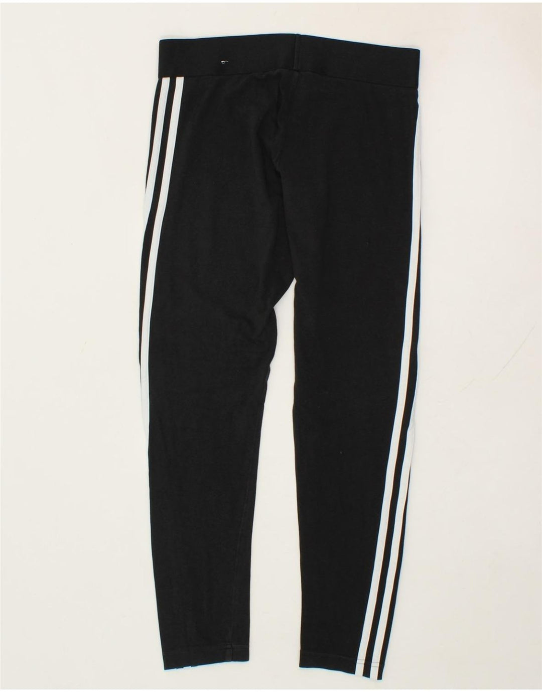 ADIDAS Womens Leggings UK 8/10 Small  Black Cotton Vintage Adidas and Second-Hand Adidas from Messina Hembry 