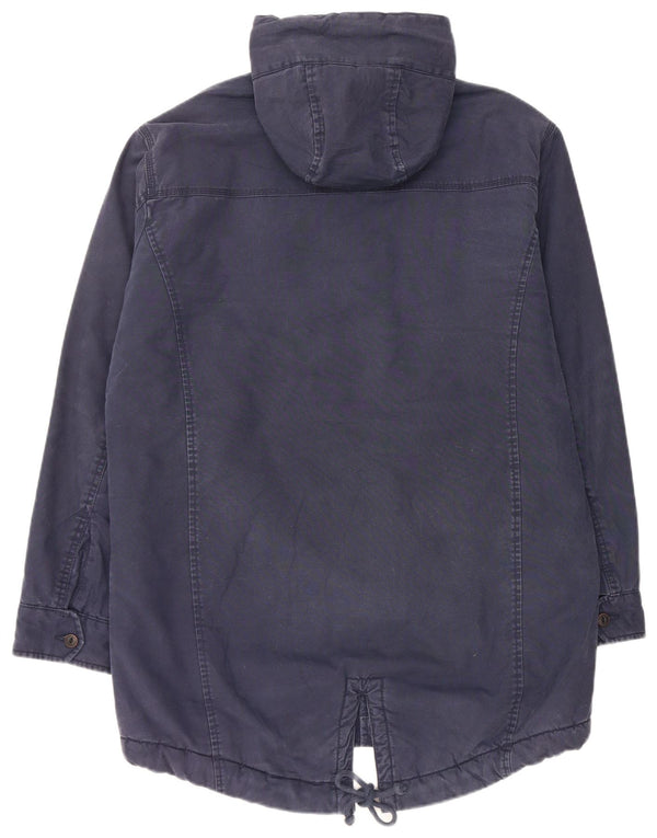 Jack & Jones Giacca Parka Sherpa da uomo con cappuccio UK 42 XL Cotone blu navy