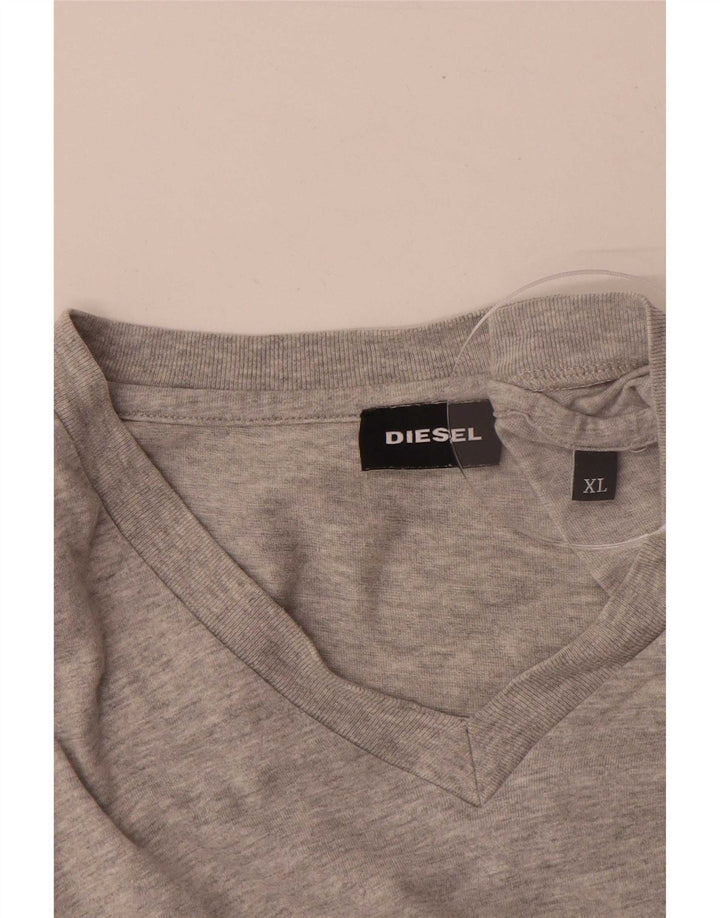 T-shirt da uomo Diesel Top XL grigia chiazzata