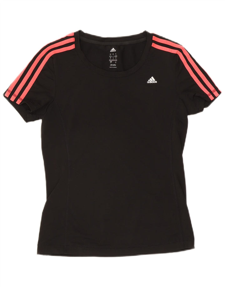 T-shirt Adidas Climalite da donna Top UK 8/10 Small Poliestere nero