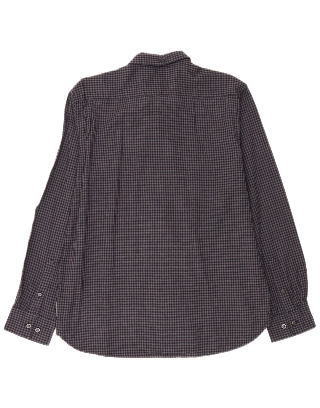 Camicia da uomo in flanella French Connection grande cotone a quadretti blu navy