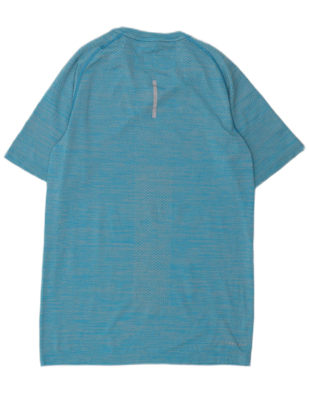 T-shirt Nike Dri Fit da uomo, piccola, in nylon gessato blu