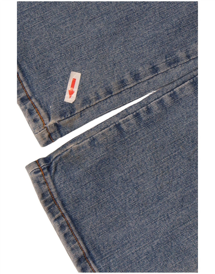 Jeans dritti da donna Wrangler US 10 medio W28 L28 cotone blu
