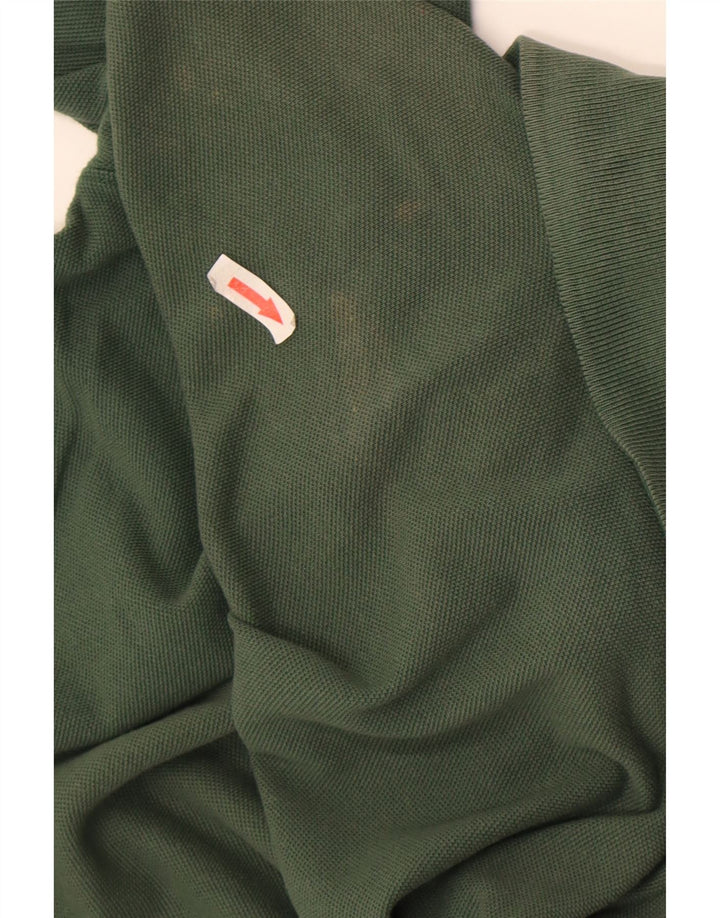 Polo da uomo Marlboro Classics in cotone verde medio