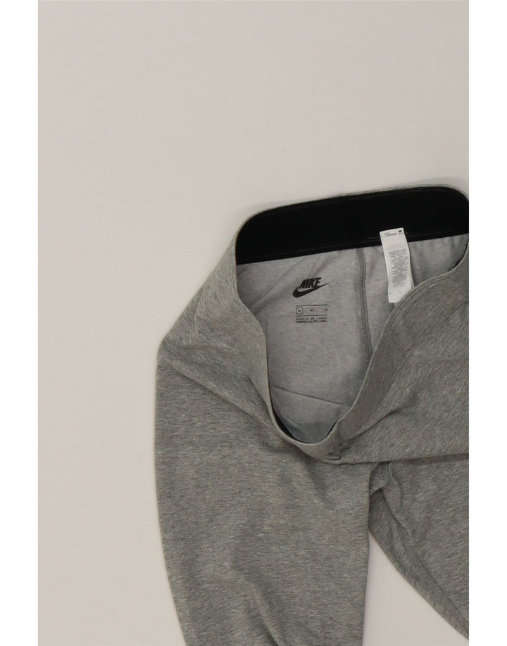 NIKE Womens Graphic Leggings UK 12 Medium  Grey Cotton Vintage Nike and Second-Hand Nike from Messina Hembry 