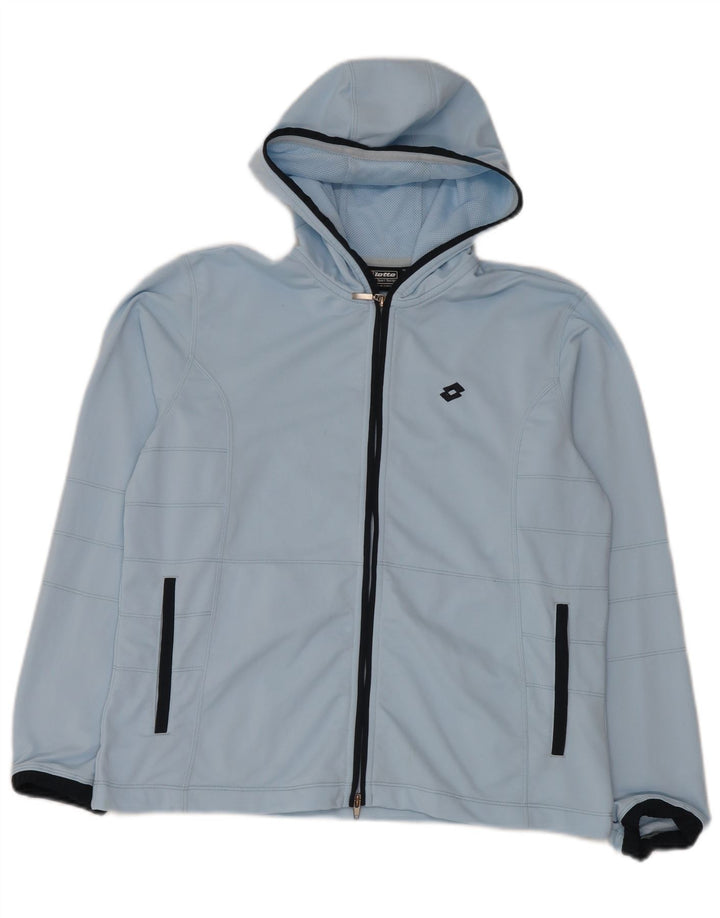 Giacca da ginnastica con cappuccio da donna Lotto UK 14 Poliestere blu medio