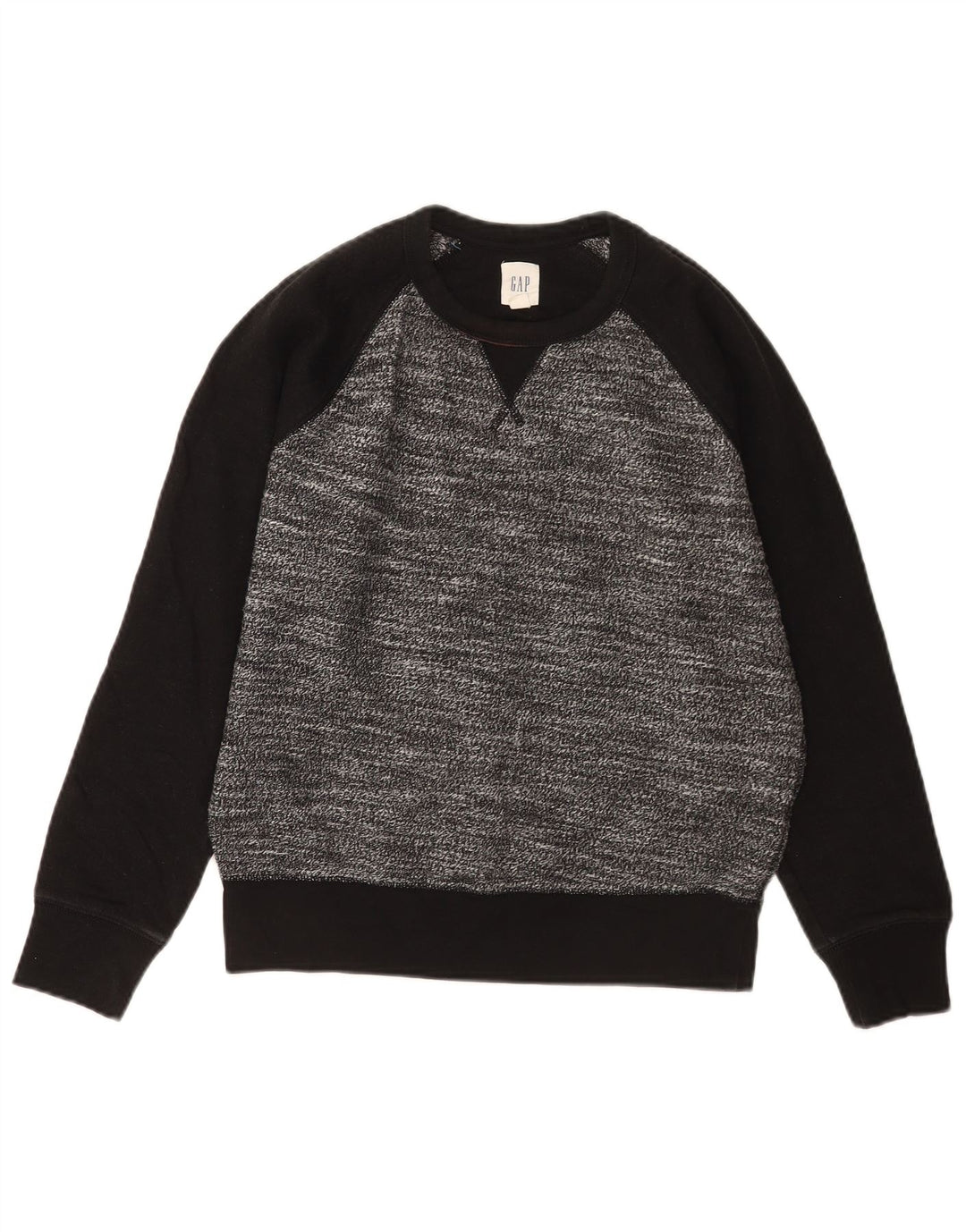 Gap Felpa da uomo Maglione Small Grigio Colourblock in cotone