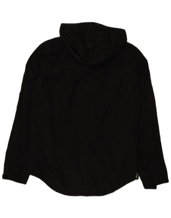 Giacca antipioggia da uomo con cappuccio Superdry UK 40 grande poliestere nero