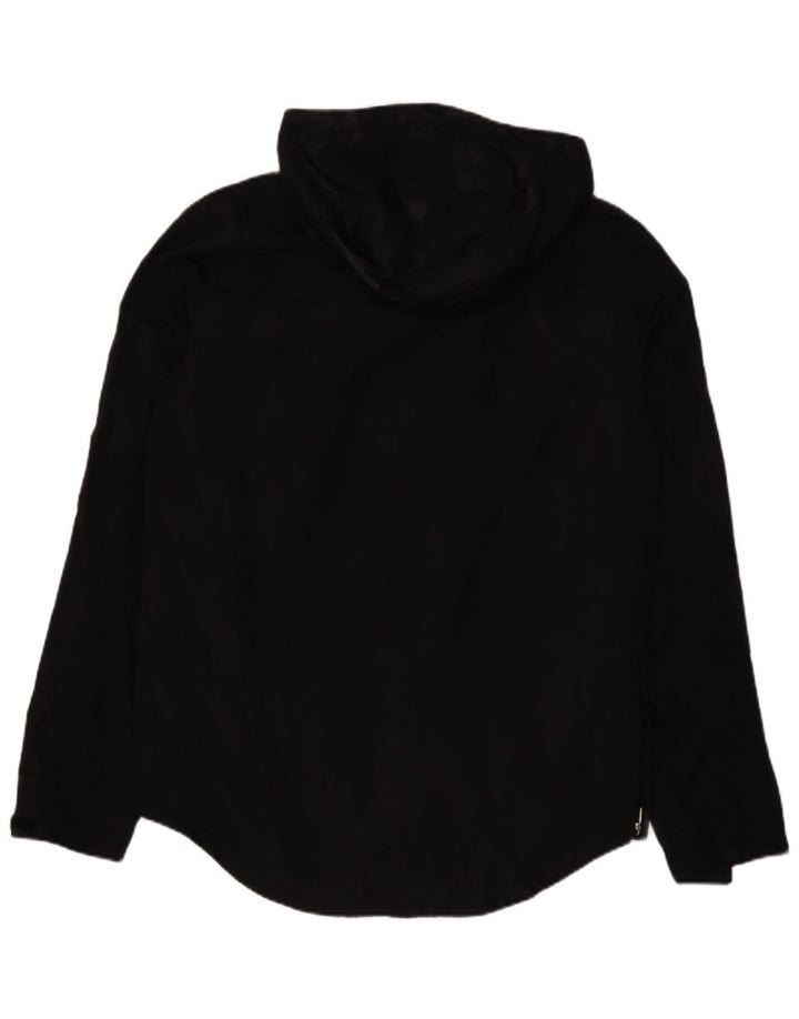 Giacca antipioggia da uomo con cappuccio Superdry UK 40 grande poliestere nero