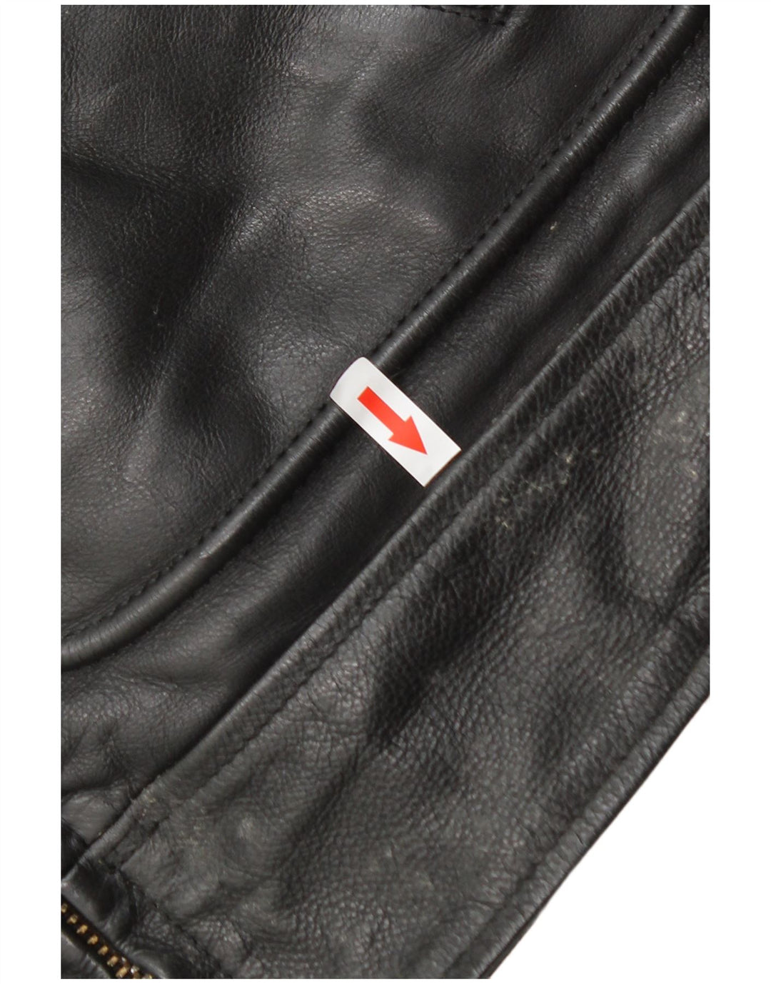 Giacca in pelle da uomo Jeanseria Del Corso UK 36 piccola nera