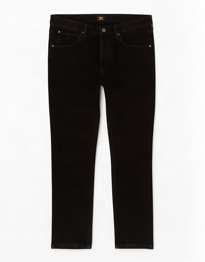 Jeans Lee da donna cropped slim Luke W34 L24 cotone nero