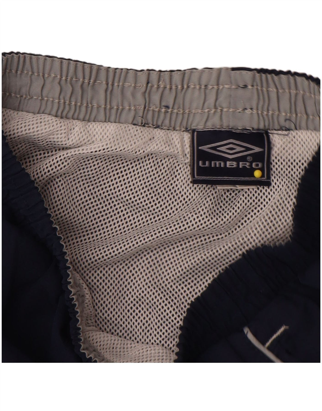 Pantaloncini sportivi grafici da ragazzo Umbro 9-10 anni medio poliestere blu navy