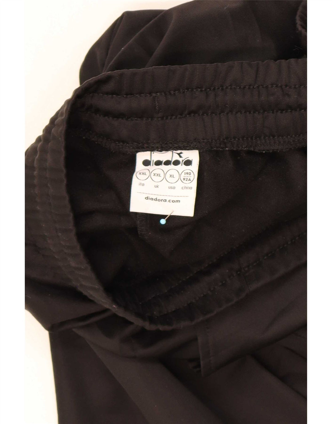 Pantaloni da tuta da uomo Diadora Joggers 2XL Poliestere nero