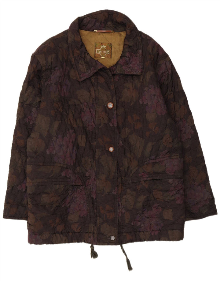 Giacca Trapuntata Donna Colmar IT 46 Grande Floreale Multicolore