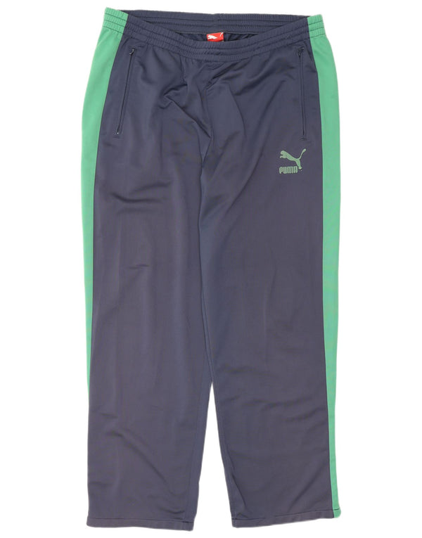 Pantaloni della tuta da uomo Puma XL Blu navy Colourblock