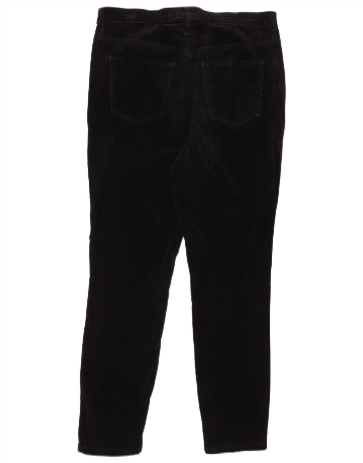 MOSSIMO Pantaloni casual skinny a vita alta da donna US 12 Large W31 L29 Nero