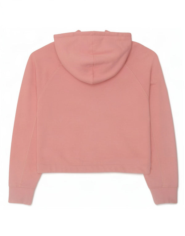 Maglione con cappuccio oversize corto da donna Fila UK 14 Cotone rosa medio