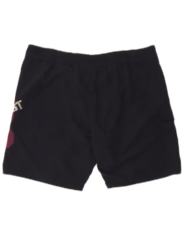 Pantaloncini da bagno grafici da uomo Coast grandi in poliestere blu navy