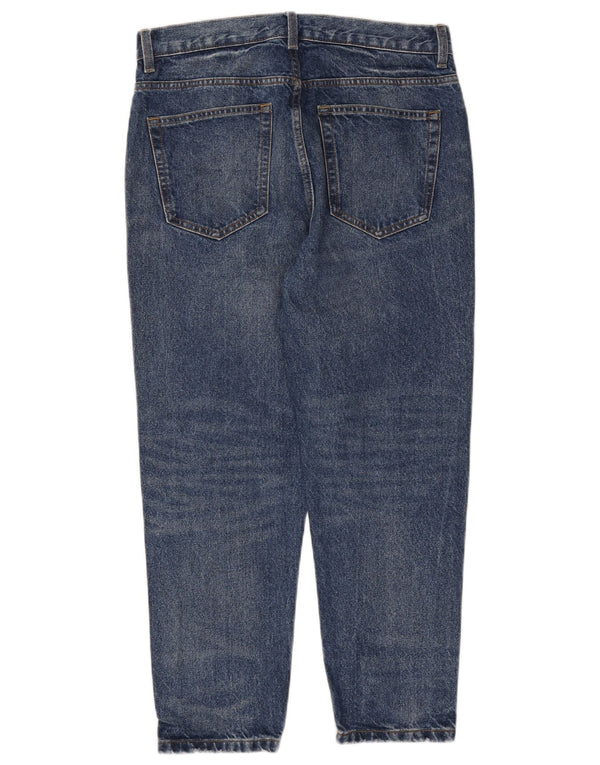 Jeans ZARA da uomo affusolati corti EU 40 medio W31 L25 blu