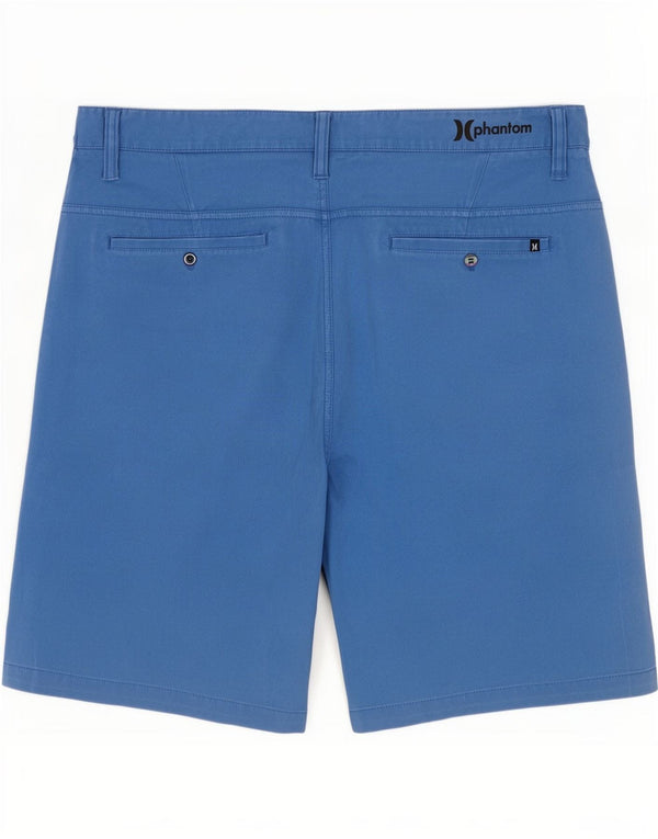 Pantaloncini chino da uomo Hurley Large W36 blu in poliestere