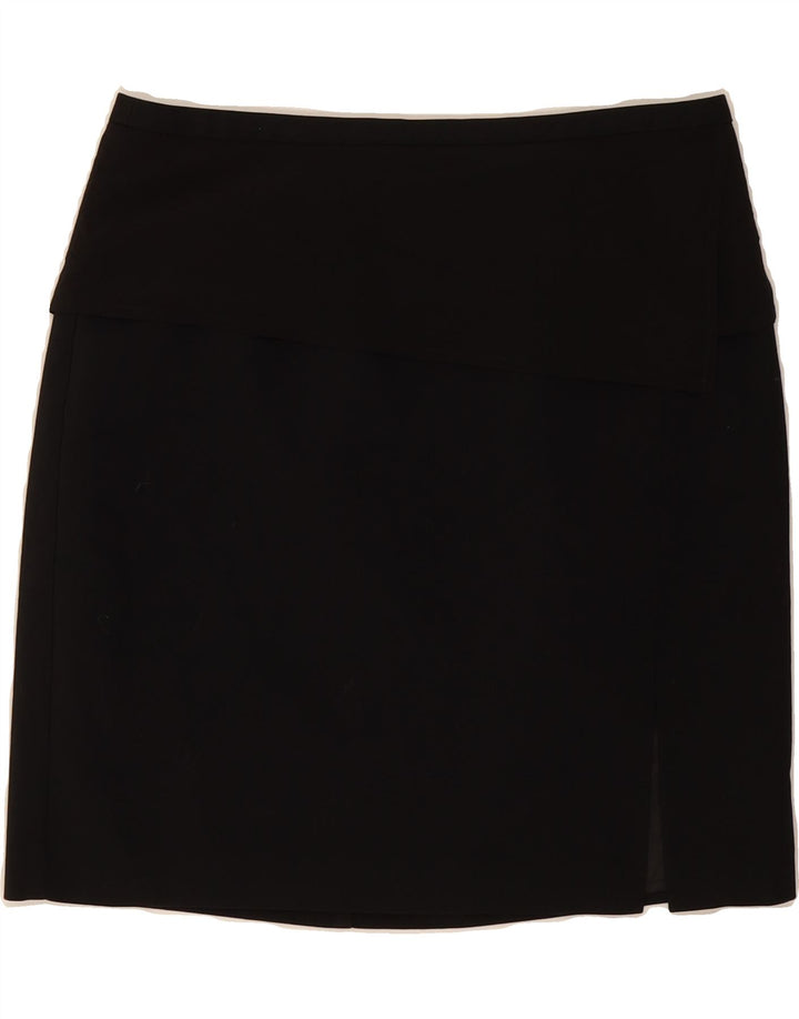 OASIS Womens Straight Skirt UK 12 Medium W30  Black Polyester Vintage Oasis and Second-Hand Oasis from Messina Hembry 