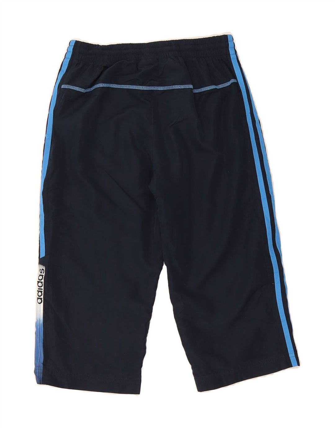 ADIDAS Boys Capri Tracksuit Trousers 13-14 Years  Navy Blue Polyester Vintage Adidas and Second-Hand Adidas from Messina Hembry 