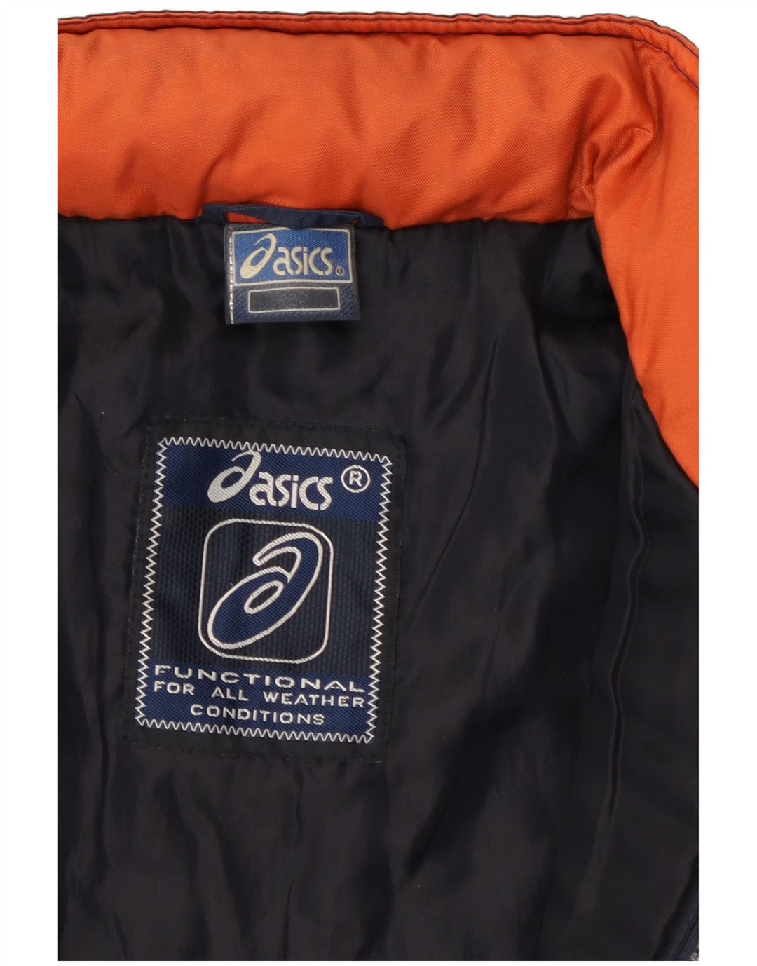 Giacca a vento grafica da uomo Asics UK 38 Medium Navy Blue Colourblock