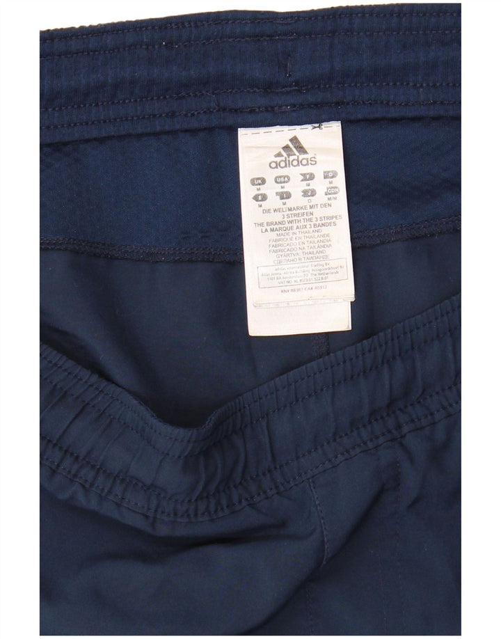 Pantaloncini sportivi Adidas Climacool da uomo medi in poliestere blu navy
