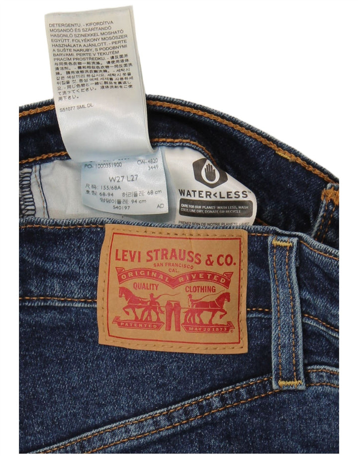 Jeans dritti Ribcage da donna Levi's W27 L27 cotone blu