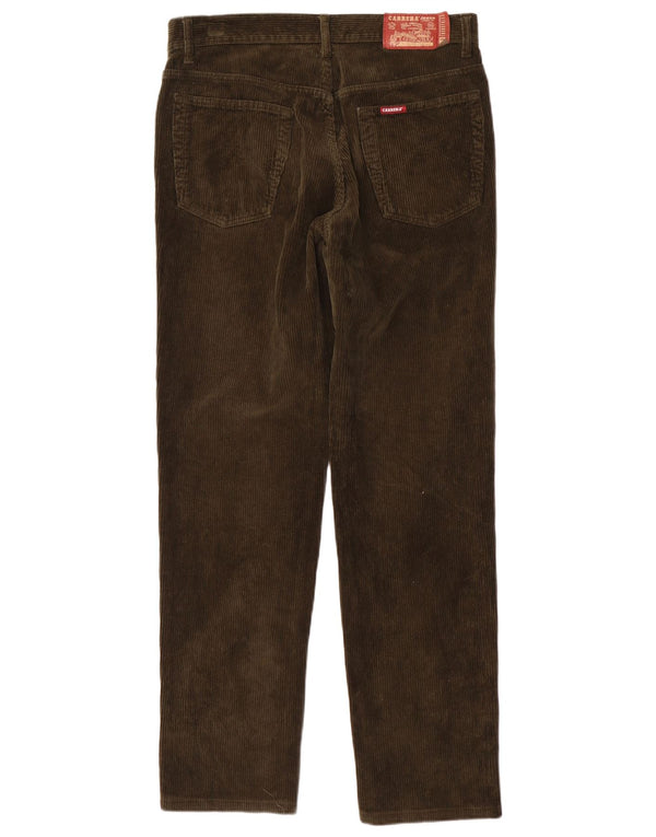 Pantaloni dritti da uomo in velluto a coste Carrera W33 L31 cotone kaki