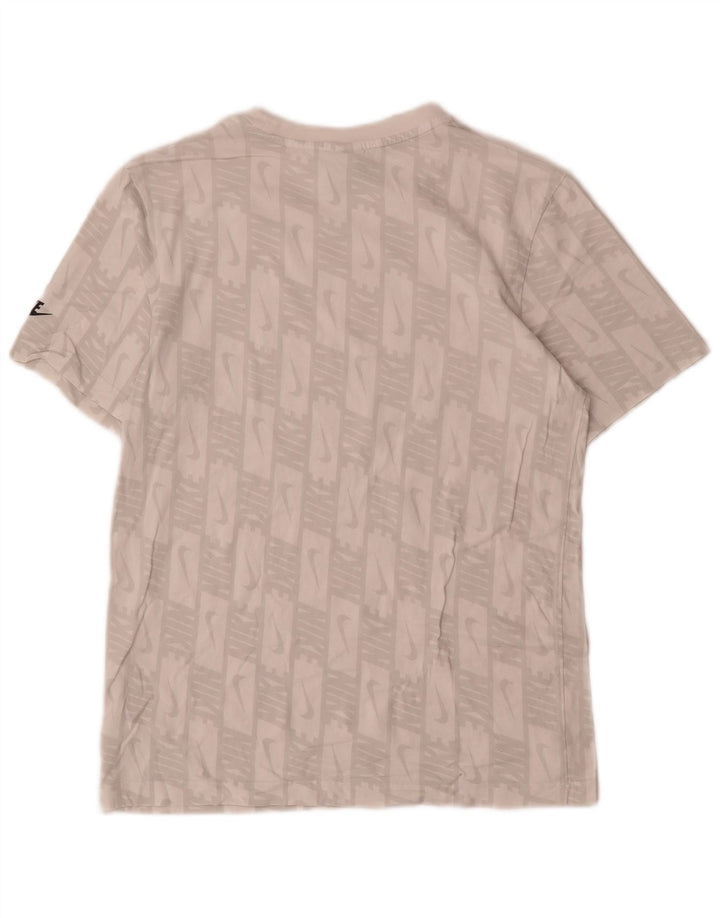 T-shirt grafica da uomo Nike Top Small in cotone bianco