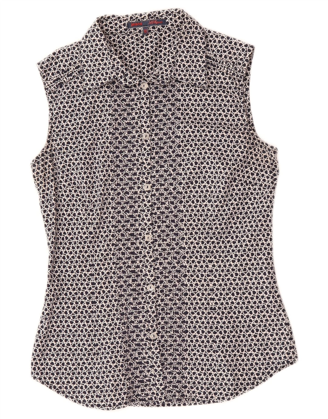 Camicetta senza maniche da donna Les Copains IT 42 Cuore blu navy medio