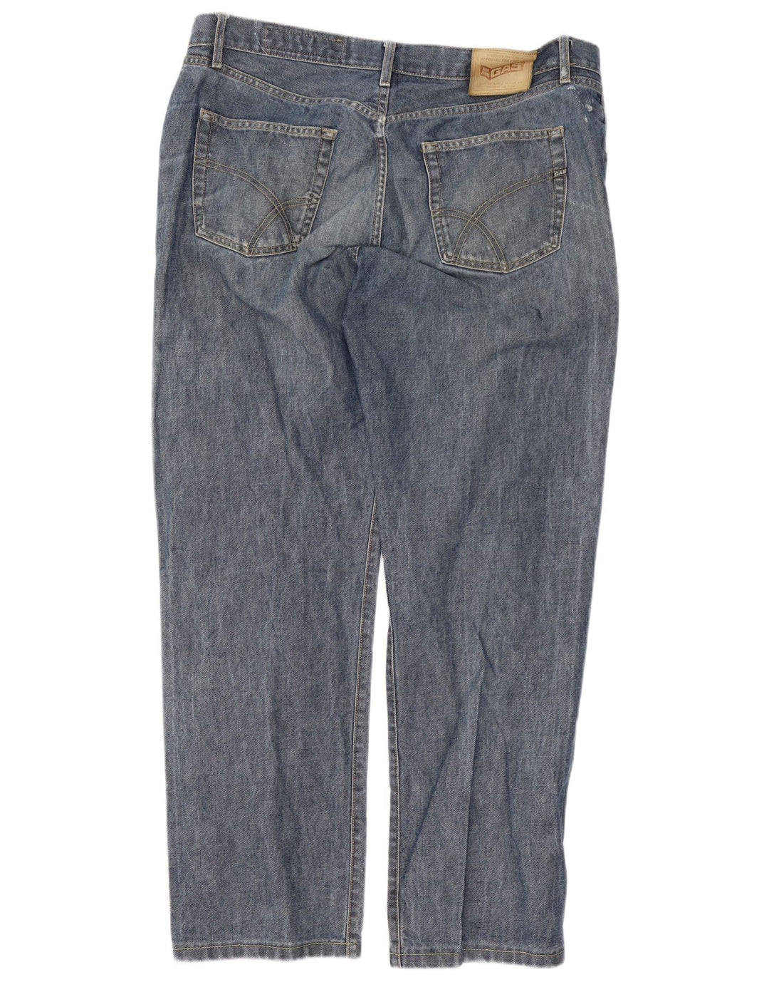 GAS Mens Memphis Straight Jeans W36 L30 Blue