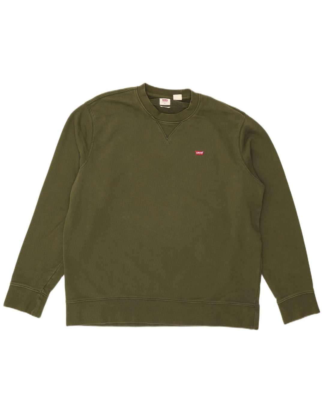 Levi's Uomo Standard Felpa Maglione XL Cachi