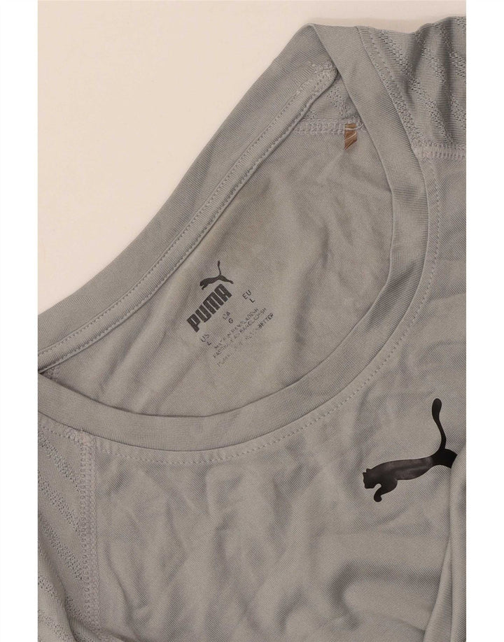 T-shirt da donna Puma UK 14 grande grigia