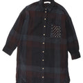 ZARA Womens Shirt Dress UK 10 Small Black Plaid Vintage Zara and Second-Hand Zara from Messina Hembry 