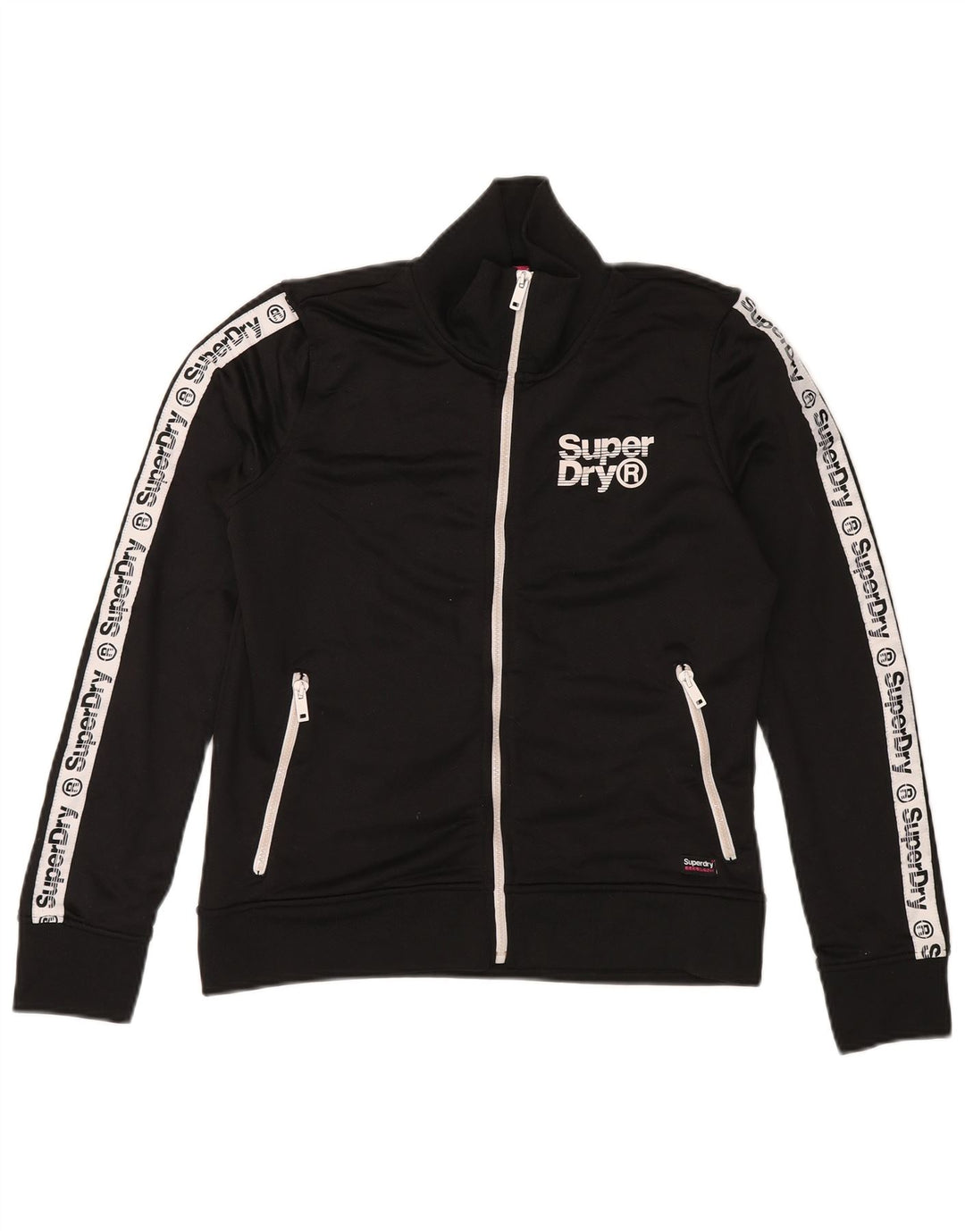 Giacca da tuta da donna SUPERDRY UK 14 Medium Black Colourblock